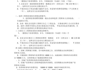 一级注册结构工程师挂靠价格,一级注册结构师挂靠多少钱一年