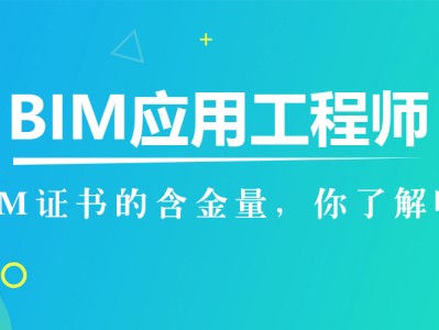 建协bim工程师有用吗,建设协会bim的证有用吗