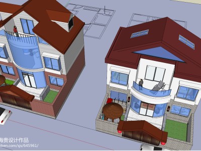 农村设计图,两层小别墅 农村设计图