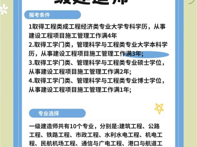 一级建造师考什么专业更好,一级建造师选什么专业