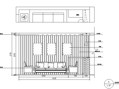客厅立面图,竖厅客厅装修效果图