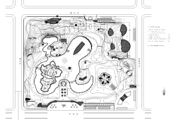 园林景观cad平面布局图,园林景观cad