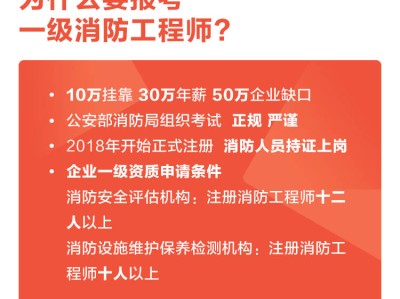 一级消防工程师2021官网壹级消防工程师考试
