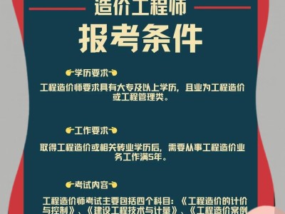 什么专业适合考造价师,选择什么专业能考造价工程师