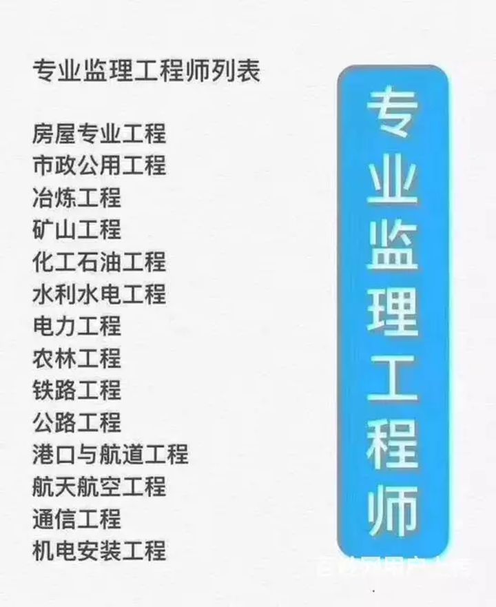 报考监理工程师有专业要求吗,考监理工程师分专业吗  第2张