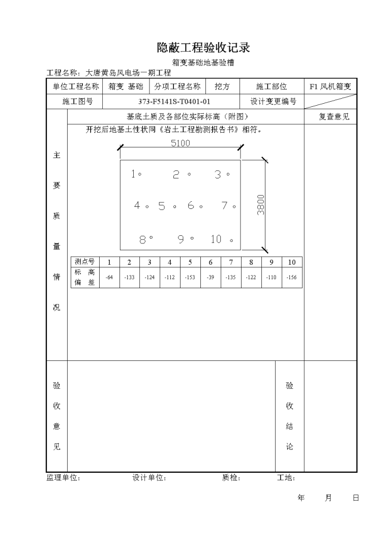 地基验槽记录,地基验槽记录需要盖公章吗 第1张 地基验槽记录,地基验槽记录需要盖公章吗 第1张