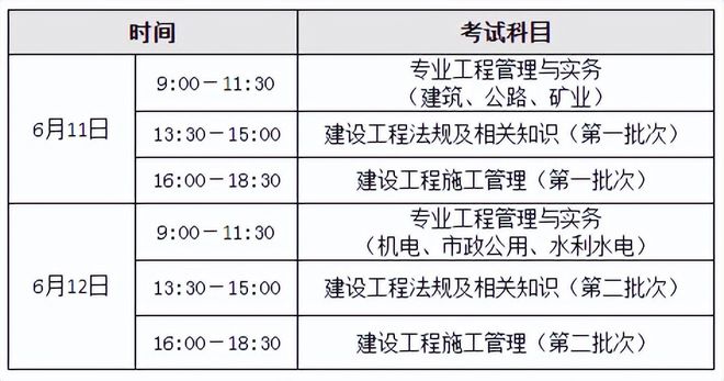二级建造师考试时间表,二级建造师考试时间表2021  第2张