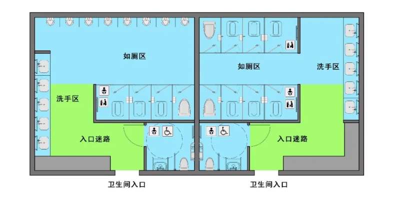 公共厕所平面图,卫生间地面改造最简单材料 第2张 公共厕所平面图,卫生间地面改造最简单材料 第2张
