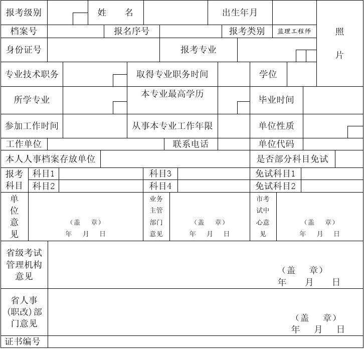 国家监理工程师考试,国家监理工程师报名条件2019 第2张 国家监理工程师考试,国家监理工程师报名条件2019 第2张