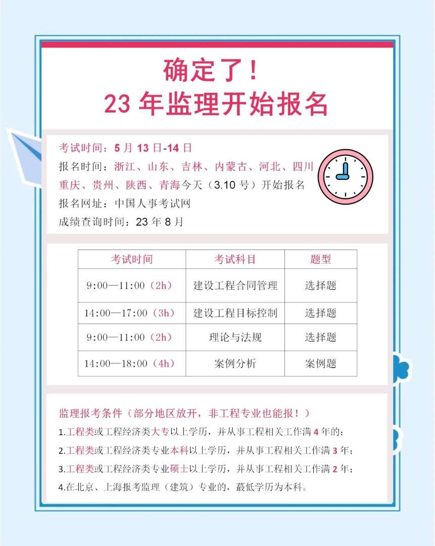 2021年内蒙古监理工程师报名时间,内蒙古监理工程师考试报名 第1张 2021年内蒙古监理工程师报名时间,内蒙古监理工程师考试报名 第1张