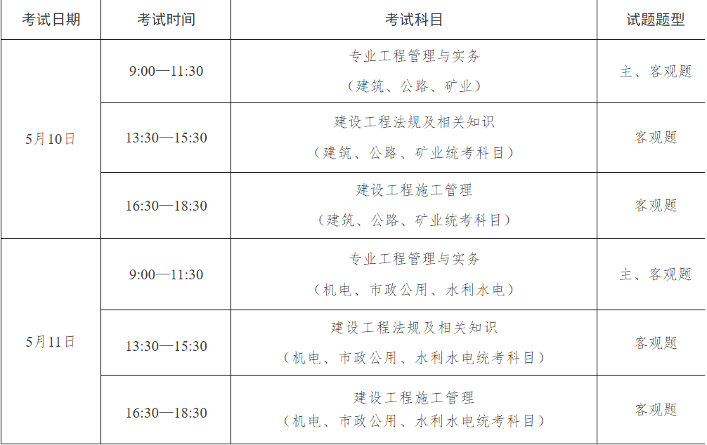 四川二级建造师考试时间2025四川二级建造师考试时间  第2张