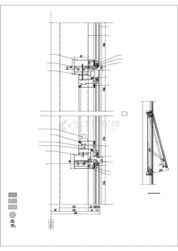 玻璃幕墙施工图,玻璃幕墙施工图识图 第2张 玻璃幕墙施工图,玻璃幕墙施工图识图 第2张