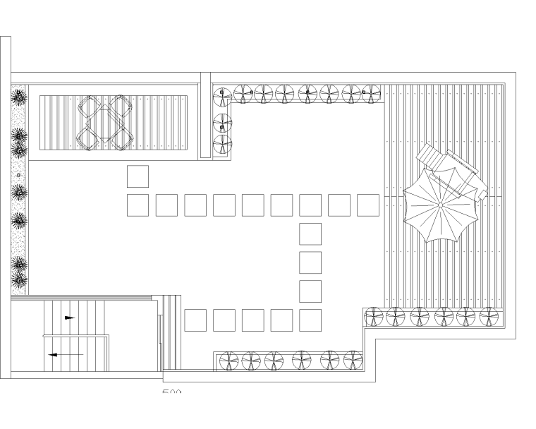 屋顶花园cad设计,屋顶花园cad  第1张