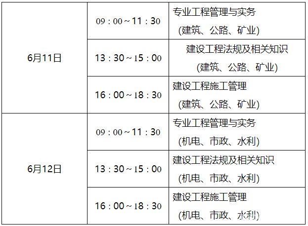 二级建造师考试地点,全国一级建造师考试时间  第2张